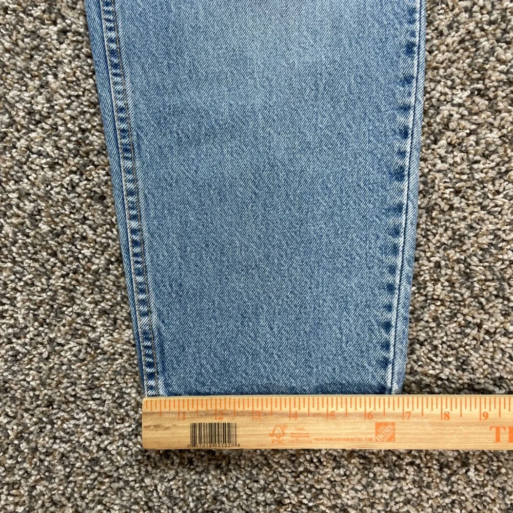 Vintage Levi's 550 Men's 34x30 Jeans USA Made 90s Tapered Leg Light Wash